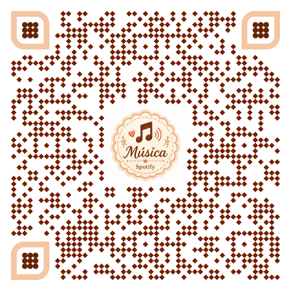 QR code para o Spotify do Ateliê Dengo Dengô