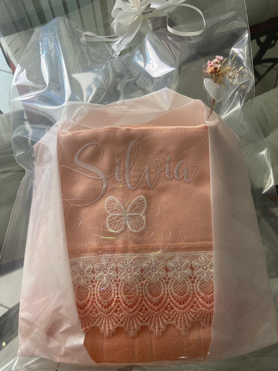 Toalha personalizada Silvia